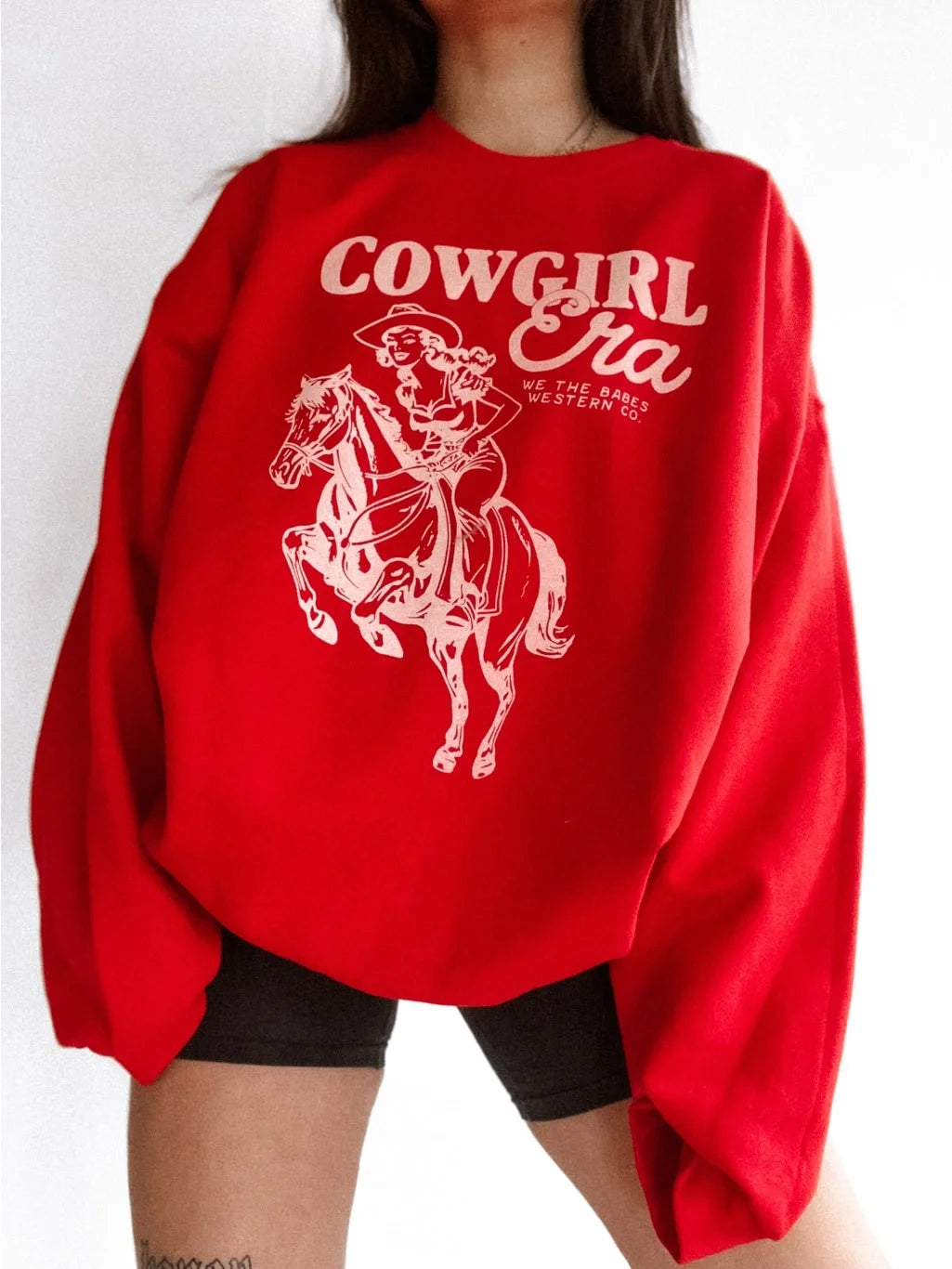 We The Babes Cowgirl Era Sweatshirt