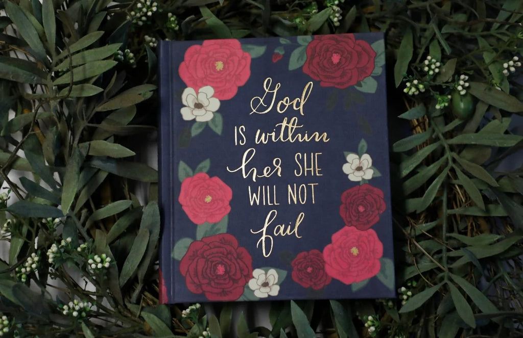Wheat + Honey God Is Within Her Floral Bible