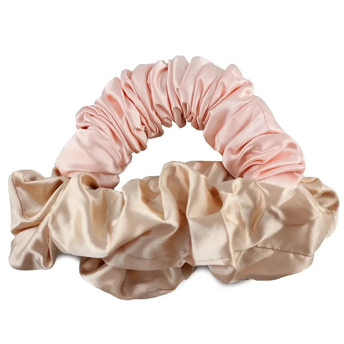 Morning Glamour Heatless Curl Satin Scrunchie