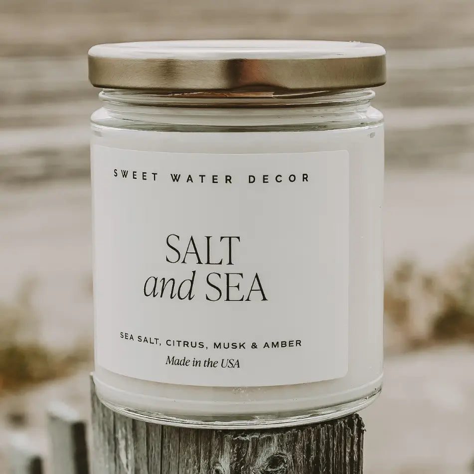 Sweet Water Salt + Sea Candle