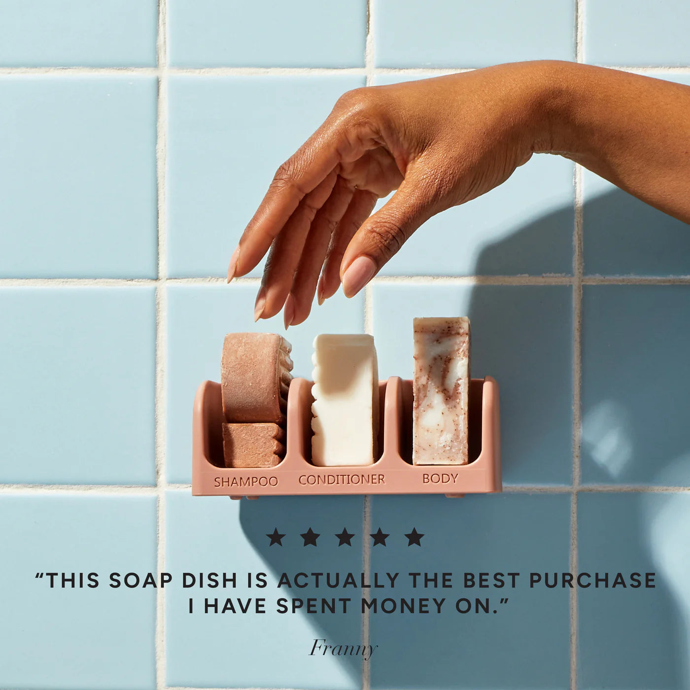 Kitsch Bottle Free Soap Dish