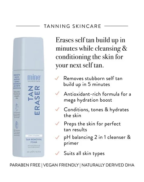 Mine Tan Eraser Cleansing Foam