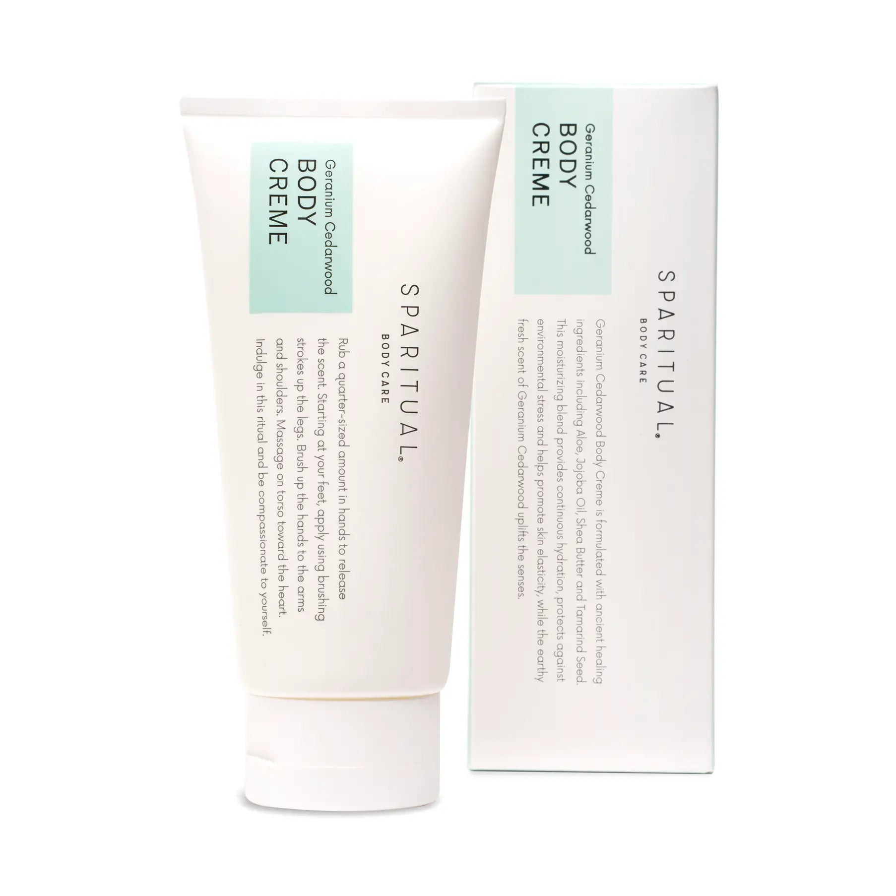 SPARITUAL Body Creme Geranium Cedarwood