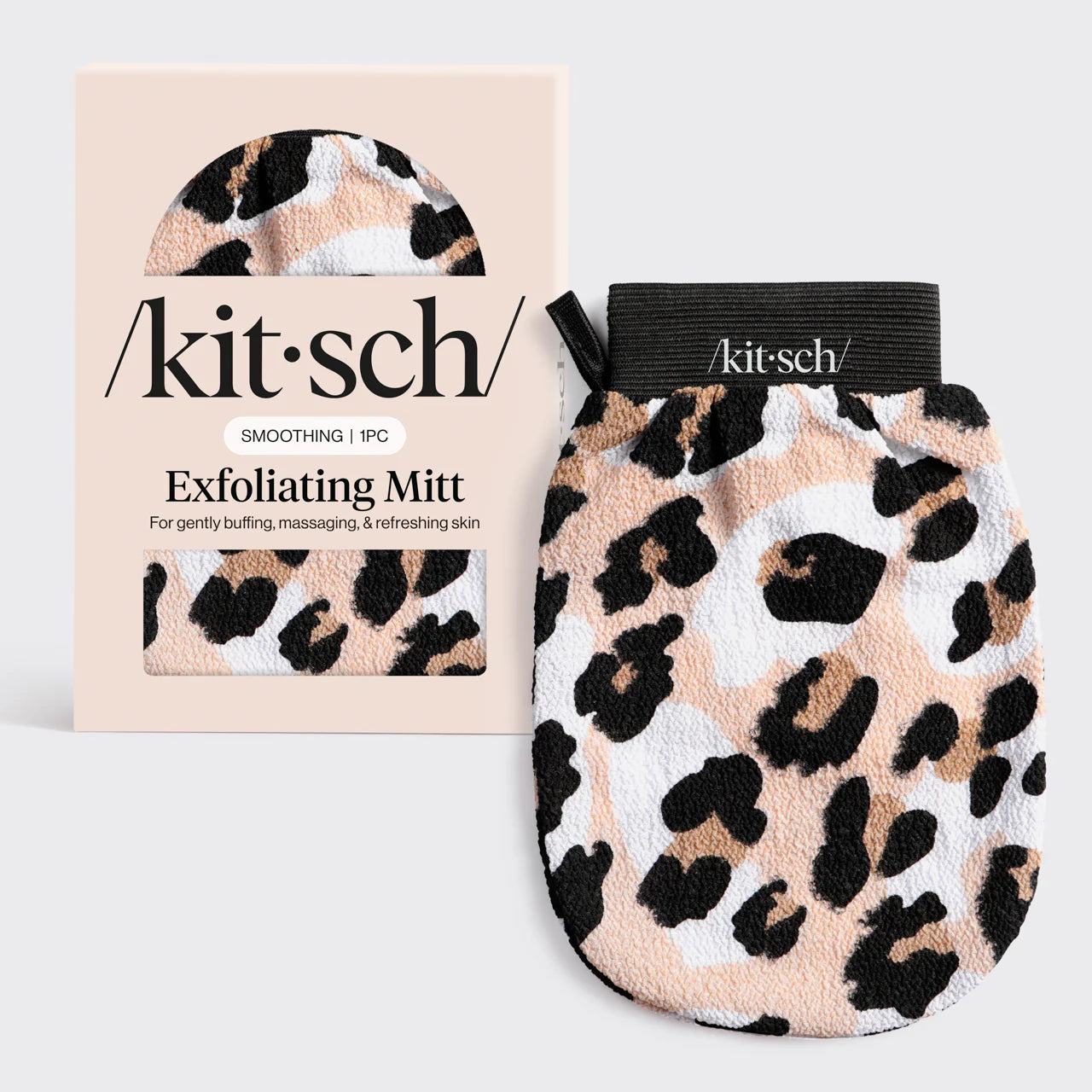 Kitsch Cheetah Exfoliator Mitt