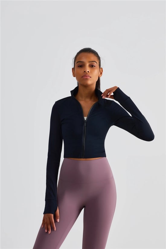 91thelabel Evelyn Black Zip Jacket