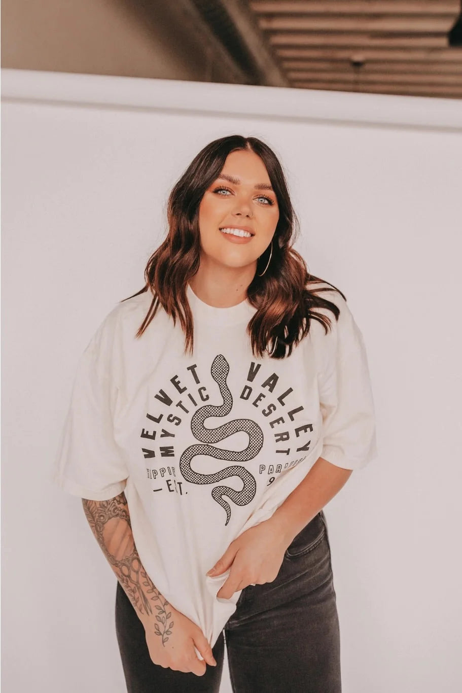 We The Babes Velvet Valley Tee