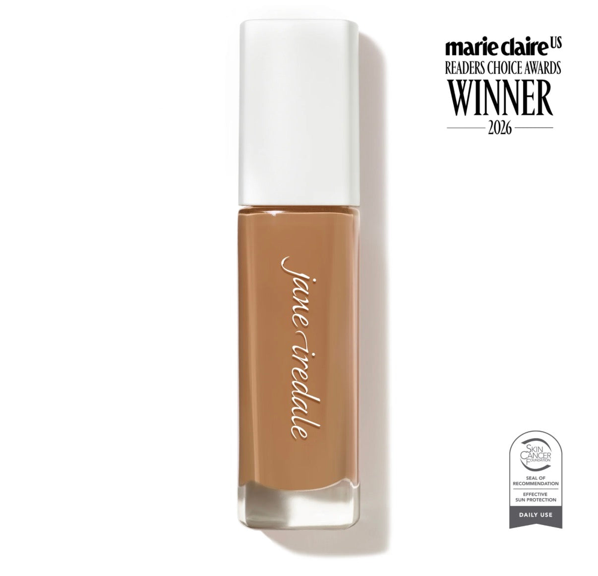 Jane Iredale 50 Medium Dark Skintuition Radiance Boosting Liquid Foundation