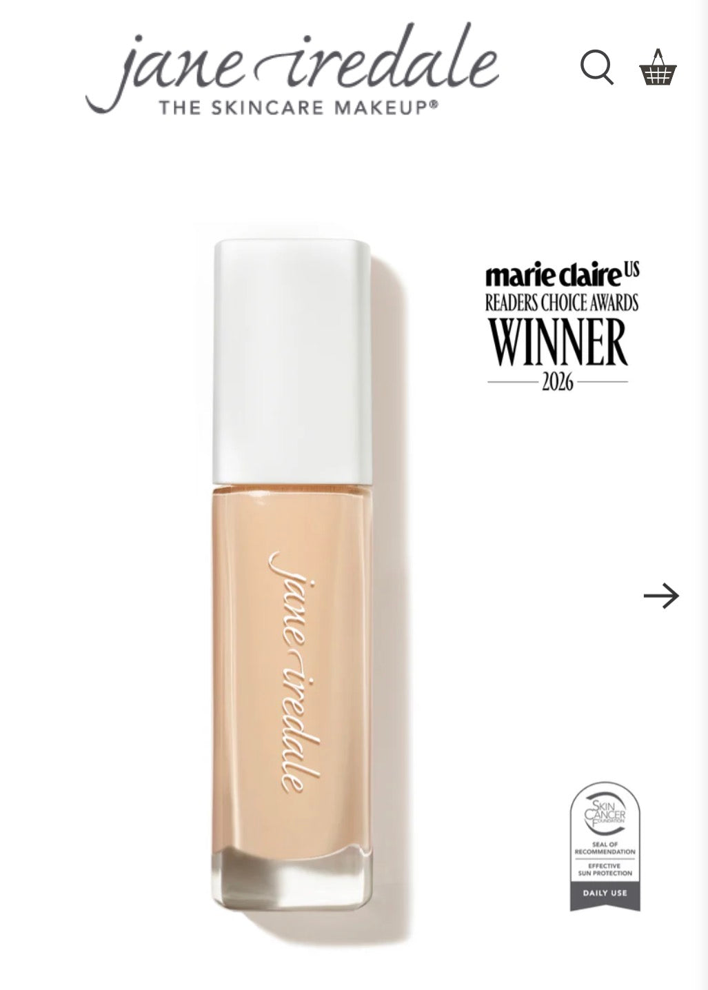 Jane Iredale 10 Fair Skintuition Radiance Boosting Liquid Foundation