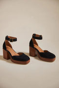 Seychelles Gleaming Suede Heels