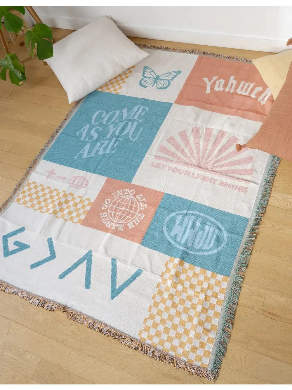 Elevated Faith Patchwork Blanket
