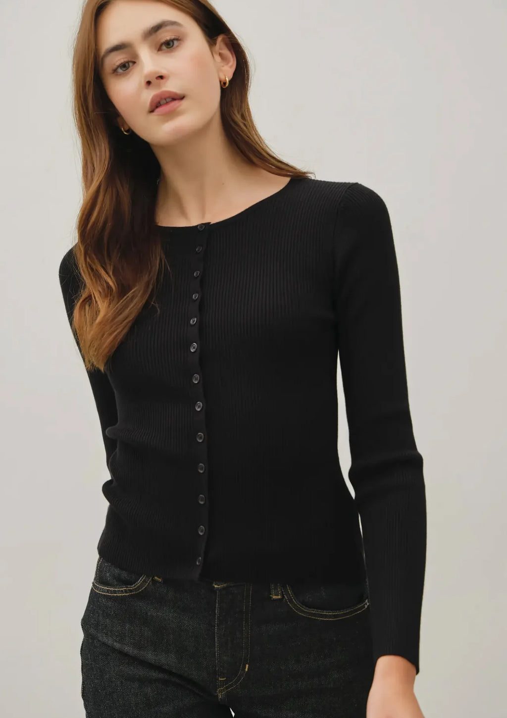 Be Cool Black Lorelai Cardigan
