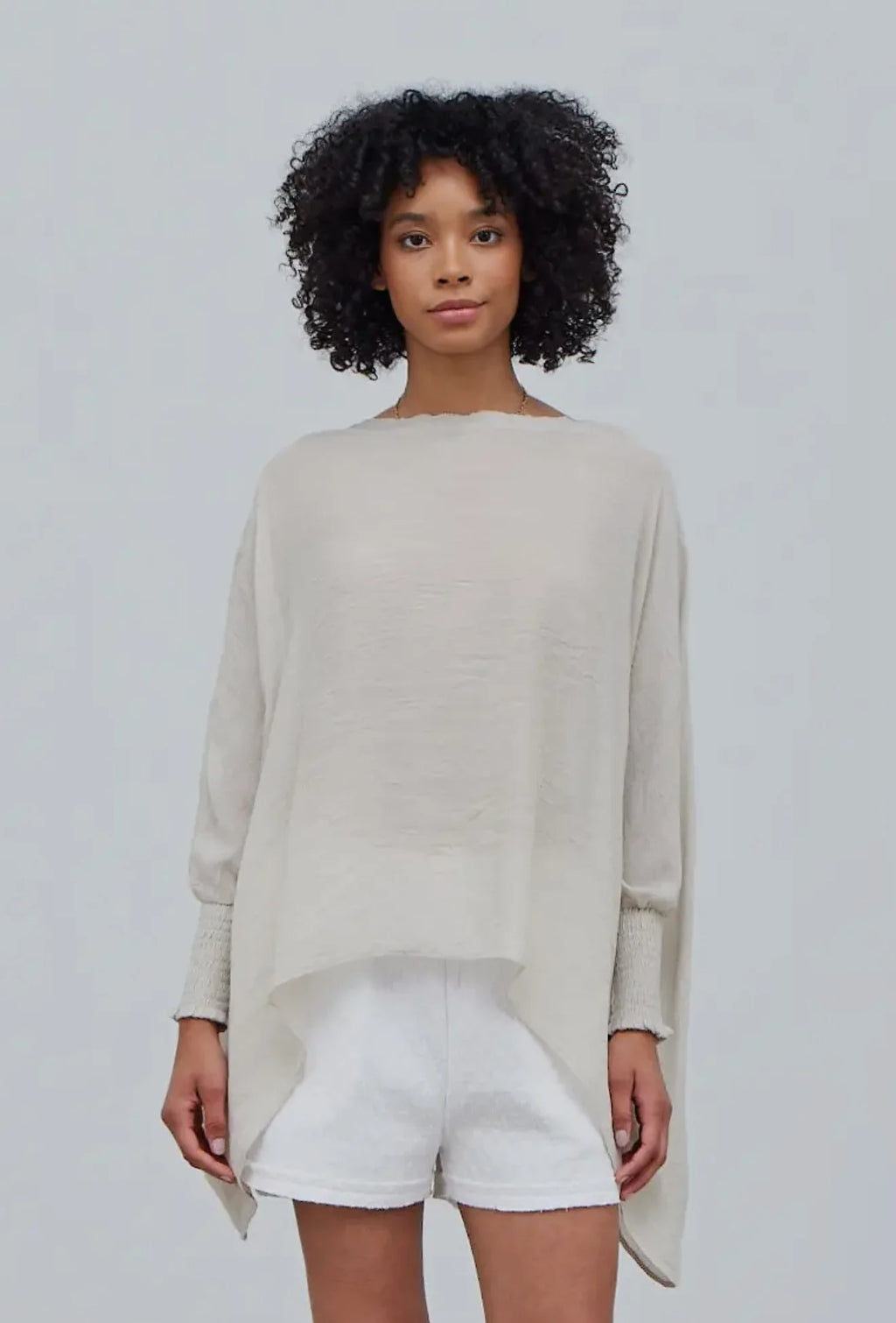 Grade + Gather Papyrus Smocked Blouse