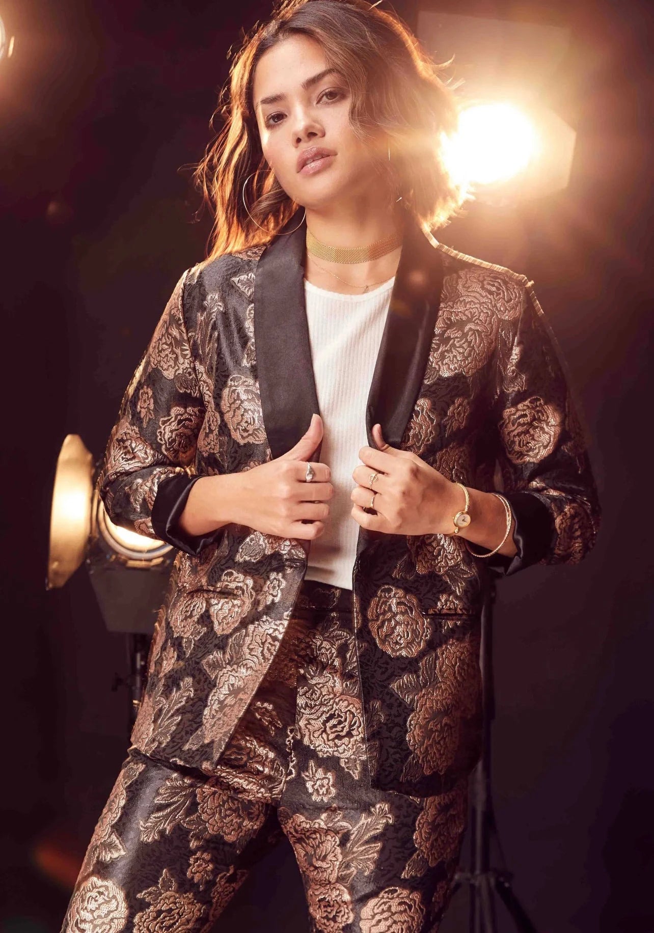 Sage The Label Black + Gold Blazer