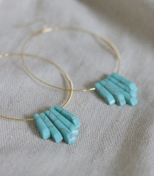 Goldie Native Hoops