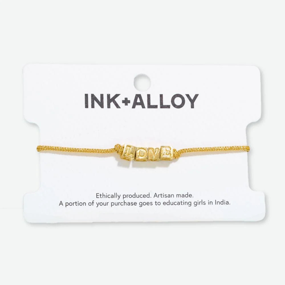 Ink + Alloy Love Bracelet