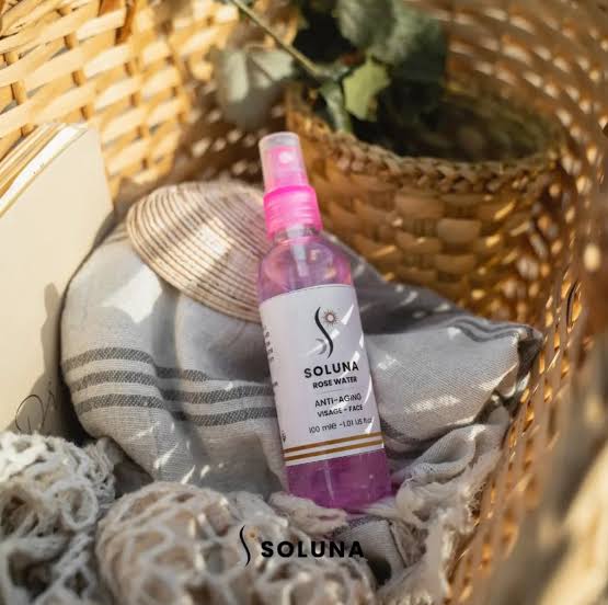 Soluna rose water facial spray