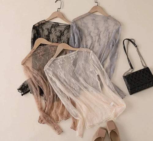Accity Black Lori Lace Top