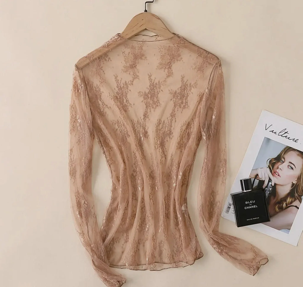 Accity Coffee Lori Lace Top