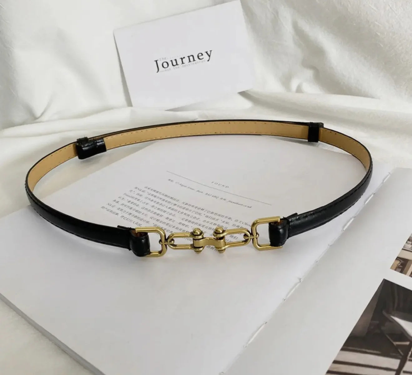 Accity Erin Black Vintage Belt