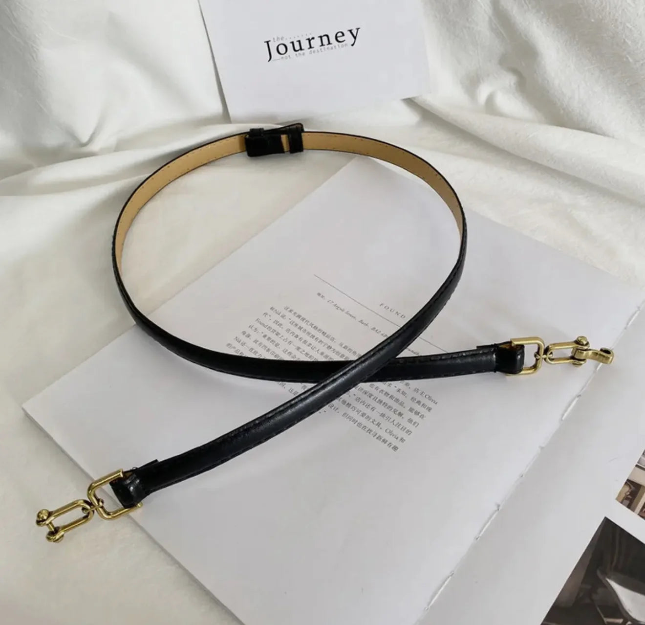 Accity Erin Black Vintage Belt