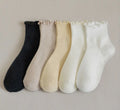 Accity Ruffle Crew Sock