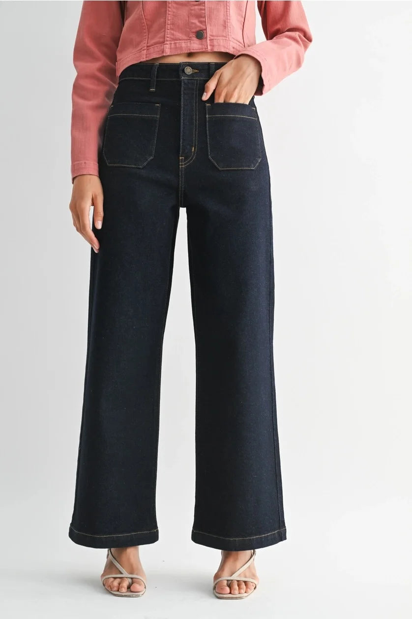 Just Black Sup Patch Pocket Jean