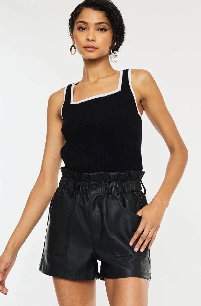 KanCan Selina Paperbag Shorts