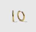 Brenda Grands Waterproof 16mm Gold Basic Hoops