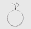 Brenda Grands Silver Pull Tennis Bracelet
