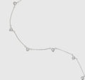 Brenda Grands Silver Drop Necklace
