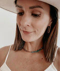 Beljoy Colson Necklace Gold & Teal Chip
