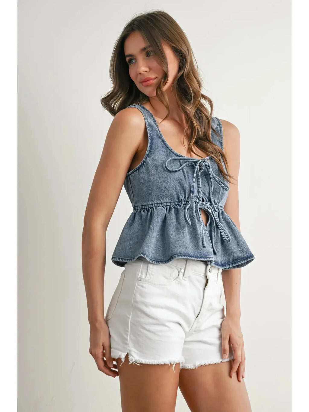 Buttermelon Denim Top