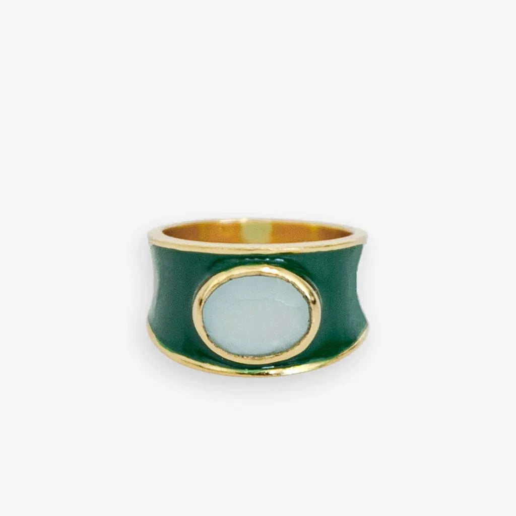 Ink + Alloy Hazel Jade Ring