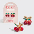 Kitsch Cherry Mini Rhinestone Claw Clips