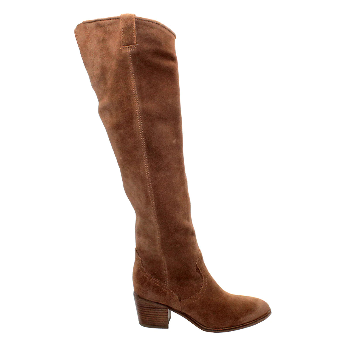 Sbicca Cognac Izzy Suede Over The Knee Boot