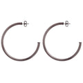 Sheila Fajl Everybody's Favorite Hoop Shiny Gunmetal