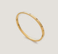 Nikki Smith Mini Corinne Gold Bangle Bracelet