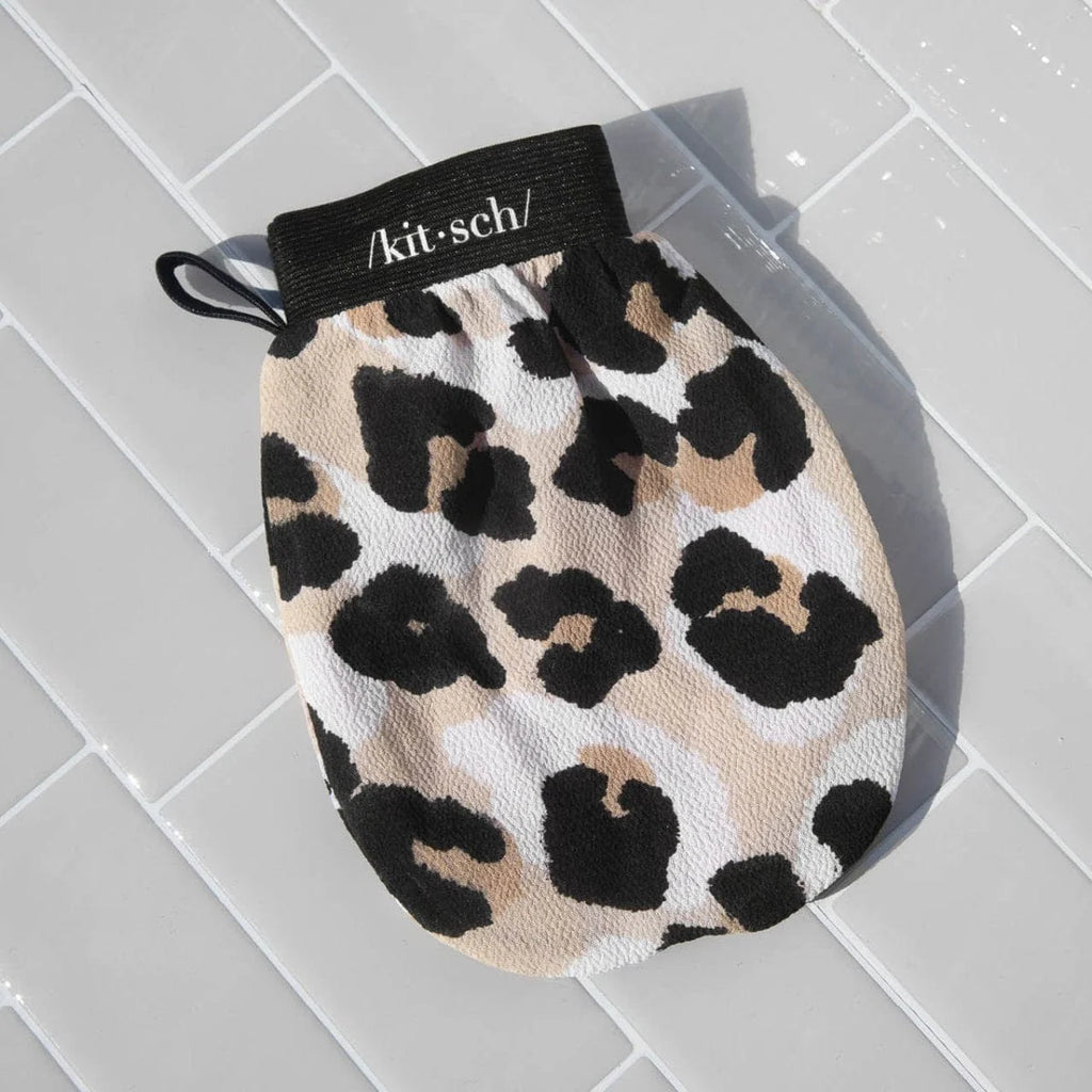 Kitsch Cheetah Exfoliator Mitt
