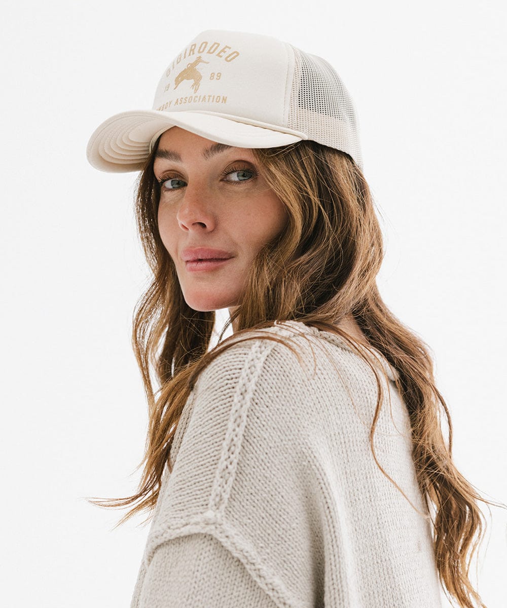 Gigi Pip Cream Rodeo Foam Trucker