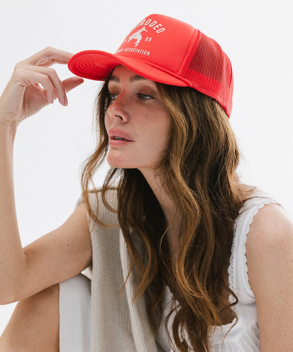 Gigi Pip Rodeo Trucker Vintage Red
