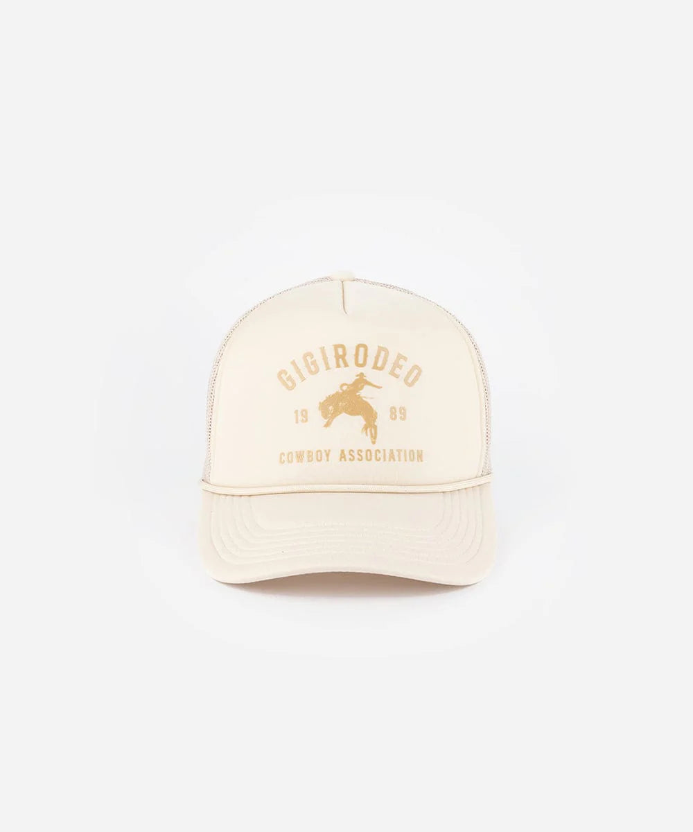 Gigi Pip Cream Rodeo Foam Trucker