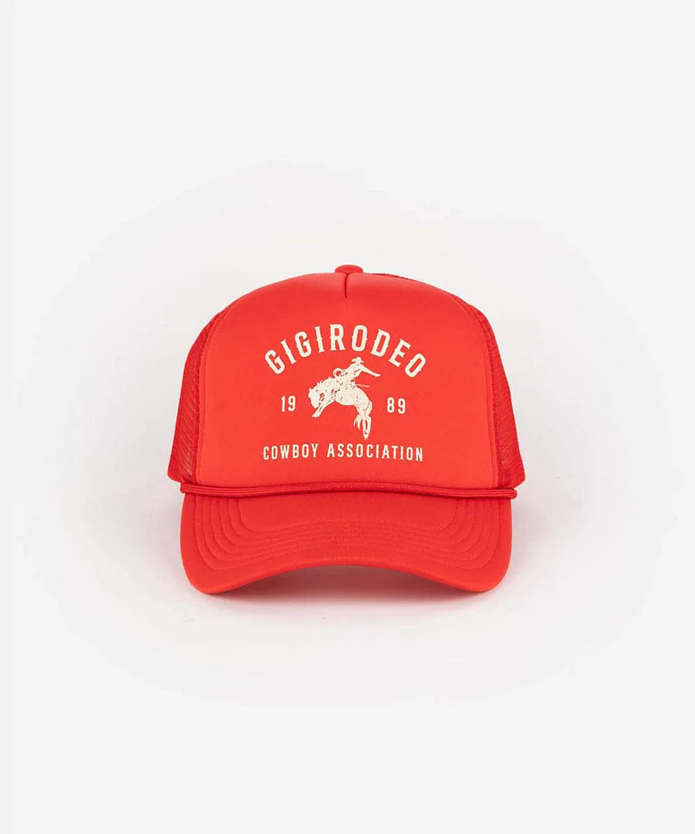 Gigi Pip Rodeo Trucker Vintage Red